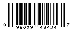 UPC barcode number 096009484347