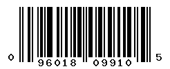 UPC barcode number 096018099105