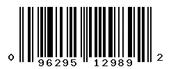 UPC barcode 096295129892
