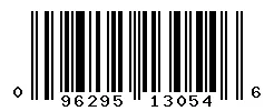 UPC 096295130546 barcode image