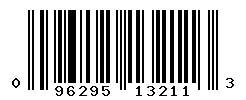 UPC barcode 096295132113