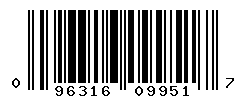 UPC barcode number 096316099517
