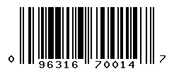 096316700147 barcode