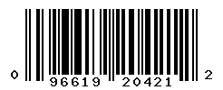 upc 096619204212 barcode image