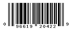 upc 096619204229 barcode image