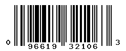 UPC barcode number 096619321063