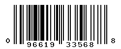 UPC barcode number 096619335688