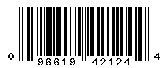 upc 096619421244 barcode image