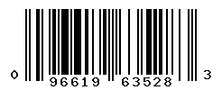 UPC barcode number 096619635283
