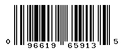 UPC barcode number 096619659135