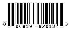UPC barcode number 096619679133