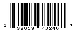 UPC barcode 096619732463
