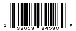 096619845989 barcode