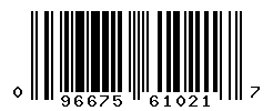 UPC barcode number 096675610217