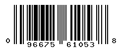 upc 096675610538 barcode image