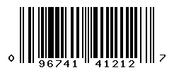 UPC barcode 096741412127