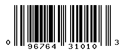UPC barcode number 096764310103