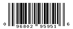 UPC barcode number 096802959516