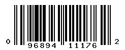 UPC barcode number 096894111762
