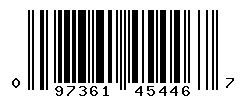 UPC barcode number 097361454467