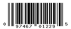 UPC barcode number 097467012295