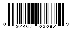 UPC barcode number 097467030879