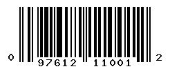upc 097612110012 barcode image