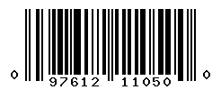 upc 097612110500 barcode image