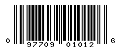 UPC barcode number 097709010126