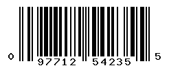 UPC barcode number 097712542355