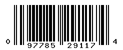 UPC barcode number 097785291174