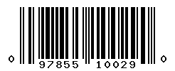UPC barcode number 097855100290