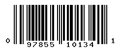 UPC barcode 097855101341