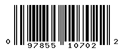 UPC barcode number 097855107022