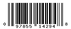 UPC barcode number 097855142948