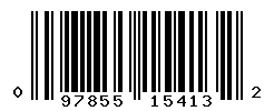 UPC barcode number 097855154132