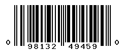 UPC barcode number 098132494590