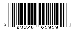 upc 098376019191 barcode image