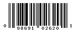 098691026201 barcode