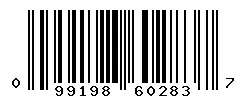 UPC barcode 099198602837