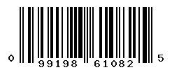 UPC barcode 099198610825