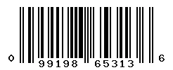 UPC barcode 099198653136