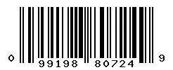 UPC barcode 099198807249