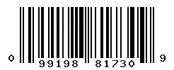 UPC barcode 099198817309