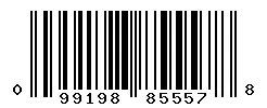 UPC 099198855578 barcode image