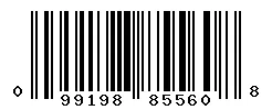 UPC 099198855608 barcode image