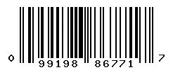 UPC barcode 099198867717