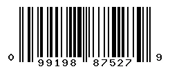 UPC 099198875279 barcode image