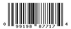 UPC 099198877174 barcode image