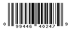UPC barcode number 099446402479